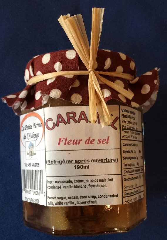 caramel fleur de sel   Petite ferme de l'auberge   /190ml