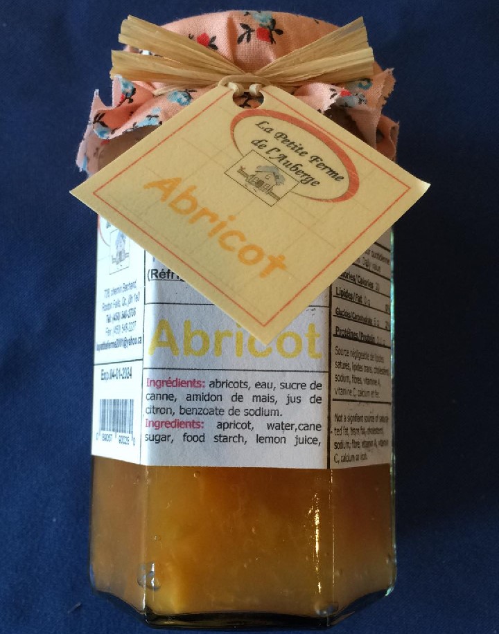 tartinade abricots   Petite ferme de l'auberge   /280ml