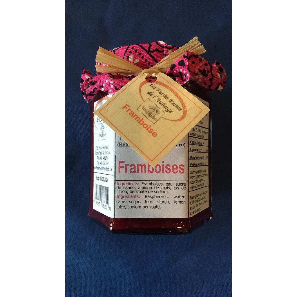 tartinade framboises   Petite ferme de l'auberge   /280ml
