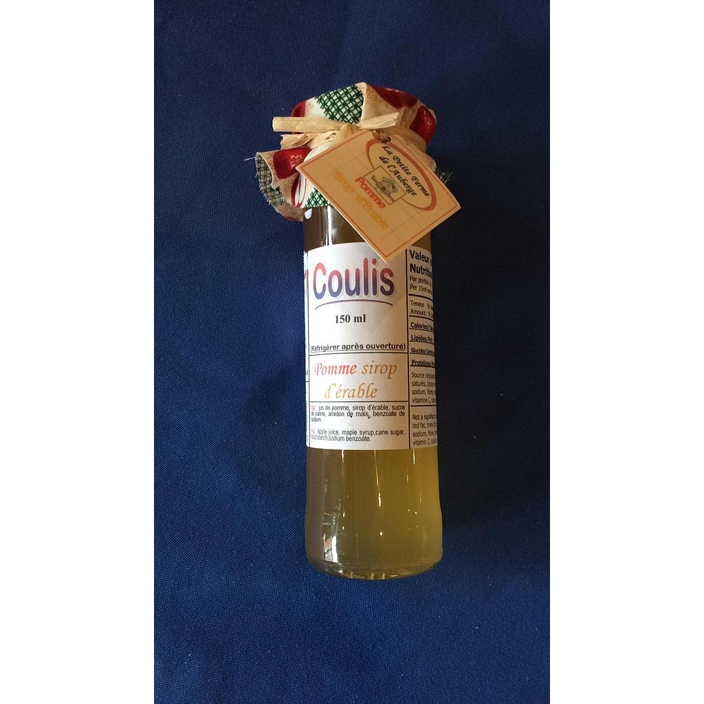 coulis pommes, sirop d'érable   Petite ferme de l'auberge   /150ml